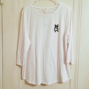 NWT LOFT Long Sleeve Lounge Shirt